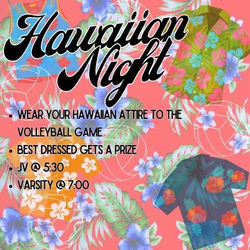Hawaiian volleyball dress